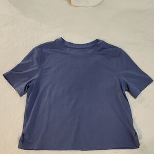 Lululemon Blue Crop Top
